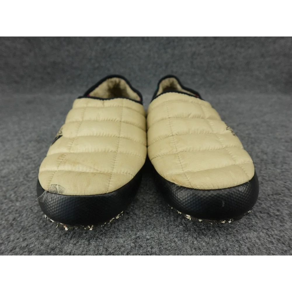 The North Face Thermoball Traction Mule V Men Size 8 Tan Quilted Slippers